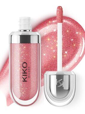 KIKO MILANO 3D Hydra Lip Gloss Shade 17 Shine Glitter Liquid - 6.5ml